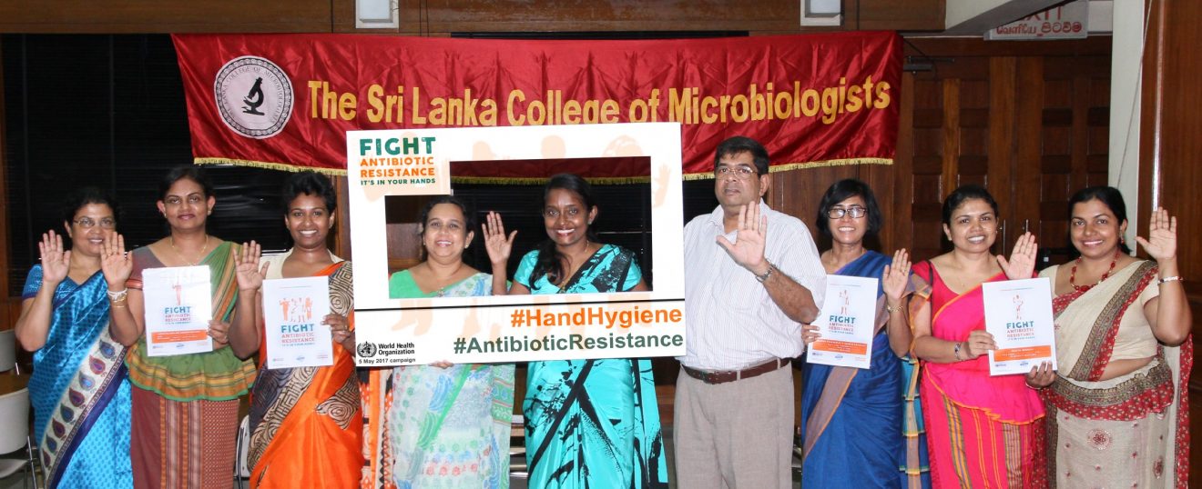 The Global Hand Hygiene Day of WHO – 2017- supported by The Sri Lanka College of Microbiologists